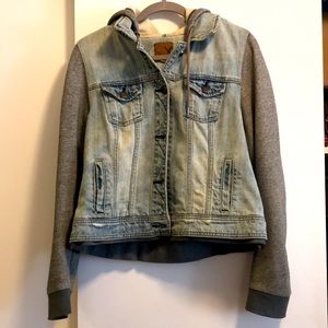 AE Jean and hoodie jacket